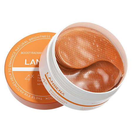 Mặt Nạ Mắt Lanbena Vitamin C Dưỡng Sáng, Mờ Quầng Thâm 60 Miếng