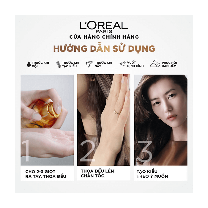 Dầu Dưỡng Tóc L'Oreal Tinh Dầu Hoa Tự Nhiên - Ảnh 4